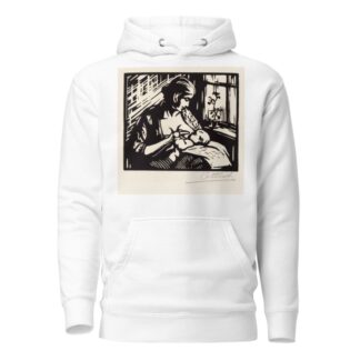 Vrouw die een kind borstvoeding geeft by Jacques Jeichienus Ottens Hoodie