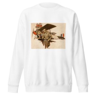 The Air Show Hero by Thornton D. Skidmore Sweatshirt
