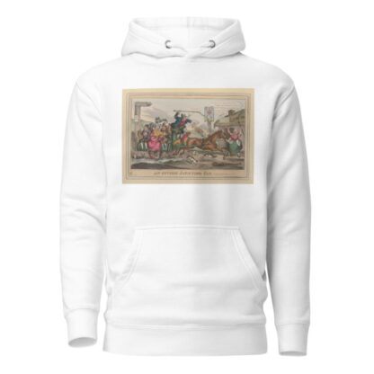 An outside jaunting car by William Heath Hoodie