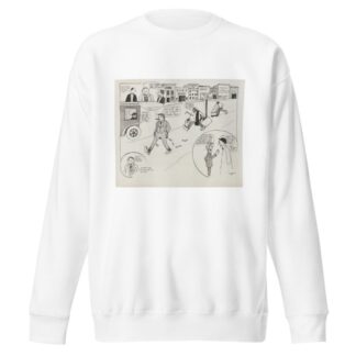 Are They Following George’s Footsteps by R.S. Walcott Sweatshirt