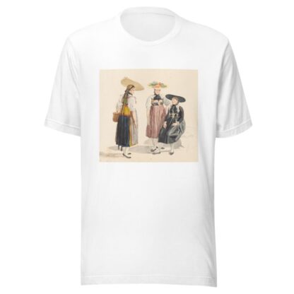 Groupe de trois paysannes du Canton de Zoug by Gabriel Lory the Younger T-Shirt