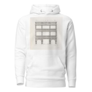 Maison du XVIe. siècle, située rue de l’horloge à Rouen. by Nicolas Xavier Willemin Hoodie