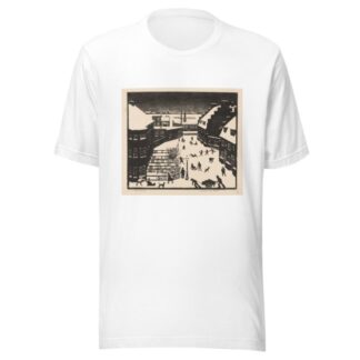 Besneeuwde stad by Johan van Hell T-Shirt