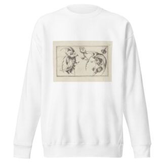 Masks and hats Pl.05 by Agostino Mitelli Sweatshirt