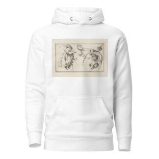 Masks and hats Pl.05 by Agostino Mitelli Hoodie