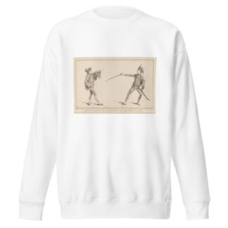 Garde de l’Espadonneur. Figure A. Garde Dêfensive du Pointeur. Figure B. by James Gwin Sweatshirt