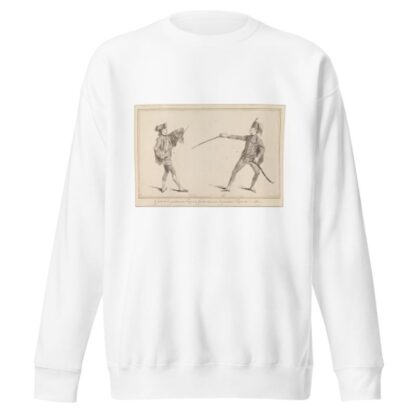 Garde de l’Espadonneur. Figure A. Garde Dêfensive du Pointeur. Figure B. by James Gwin Sweatshirt