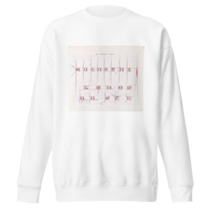 Dondorf’s Alphabete Pl.08 by Bernhard Dondorf Sweatshirt