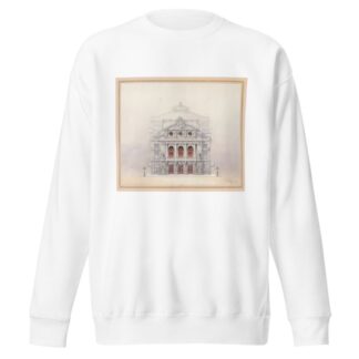 NATIONAL DE L’OPERA – COMIQUE FAÇADE PRINCIPALE by Fernand Dupuis Sweatshirt