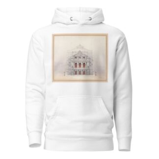 NATIONAL DE L’OPERA – COMIQUE FAÇADE PRINCIPALE by Fernand Dupuis Hoodie