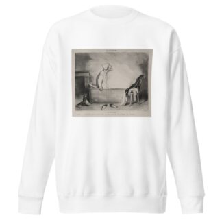 The Hot Bath by Honoré Daumier Sweatshirt