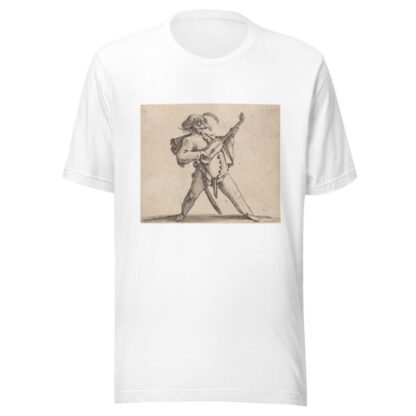 Le comédien masqué, avec lunettes, et jouant de la guitare by Jacques Callot T-Shirt