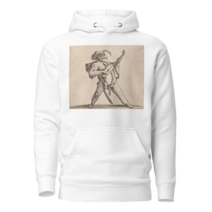 Le comédien masqué, avec lunettes, et jouant de la guitare by Jacques Callot Hoodie