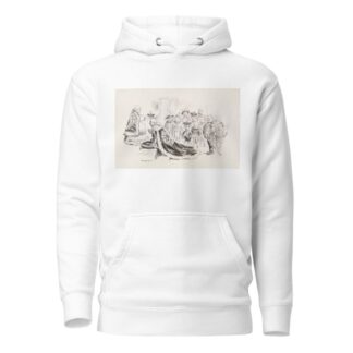 J. Pierpont Morgan is crowned king by a man representing Trusts by William Henry Walker Hoodie