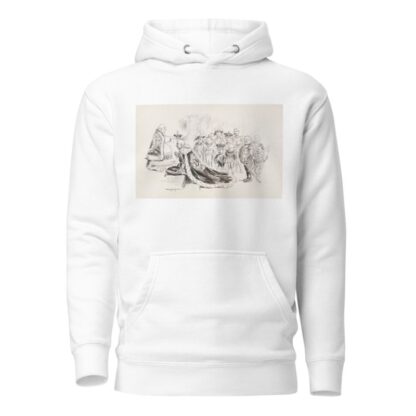 J. Pierpont Morgan is crowned king by a man representing Trusts by William Henry Walker Hoodie
