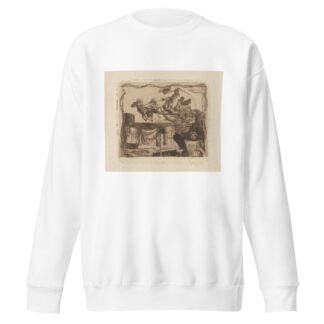 Neujahrskarte 1901 by Albert Welti Sweatshirt