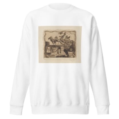 Neujahrskarte 1901 by Albert Welti Sweatshirt