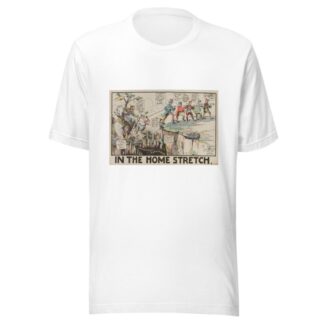 In the Home Stretch by Carey Cartoon Service T-Shirt