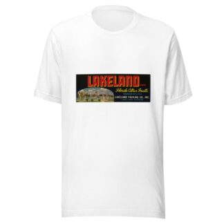 Lakeland Brand Florida Citrus Fruit Label by Anonymous T-Shirt
