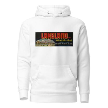 Lakeland Brand Florida Citrus Fruit Label by Anonymous Hoodie