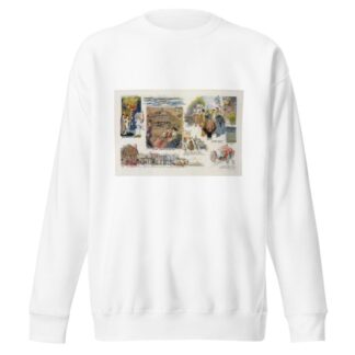 A sketch-book at Newport by Raymond Crawford Ewer Sweatshirt