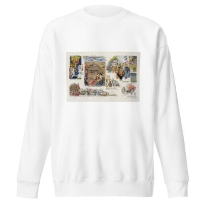 A sketch-book at Newport by Raymond Crawford Ewer Sweatshirt