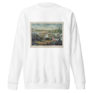 Battle of Stone River, Near Murfreesborough, Tenn.–Dec. 31, 62 by Kurz & Allison Sweatshirt