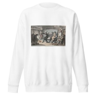 The Rev. Dr. Syntax Reading his Tour by Thomas Rowlandson Sweatshirt