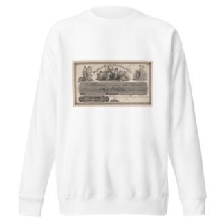 Swansea Bank Glamorganshire one pound note by Perkins & Heath Sweatshirt