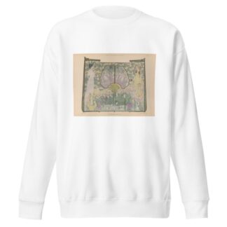 Vision de Printemps, paravent avec application de vitrail by Claudius Denis Sweatshirt