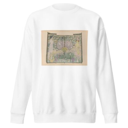 Vision de Printemps, paravent avec application de vitrail by Claudius Denis Sweatshirt