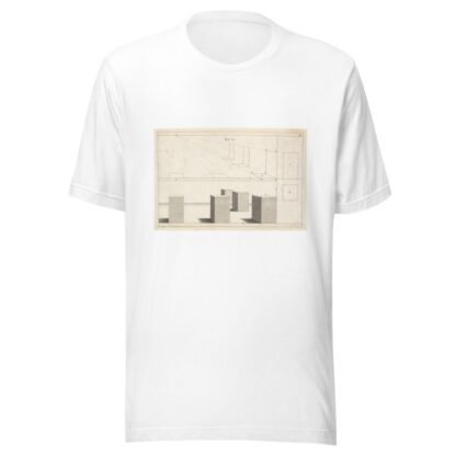 The manner of designing in perspective, without occult lines. by Andrea Pozzo T-Shirt