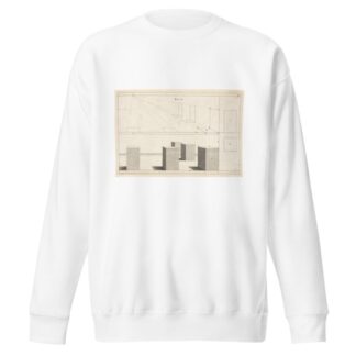 The manner of designing in perspective, without occult lines. by Andrea Pozzo Sweatshirt