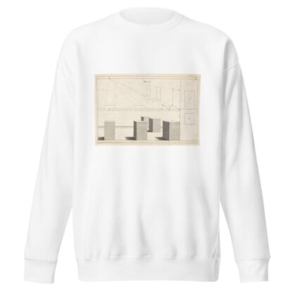 The manner of designing in perspective, without occult lines. by Andrea Pozzo Sweatshirt