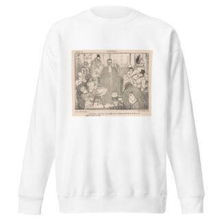 Spotprent over de kunsthistoricus Abraham Bredius by Theo van Hoytema Sweatshirt
