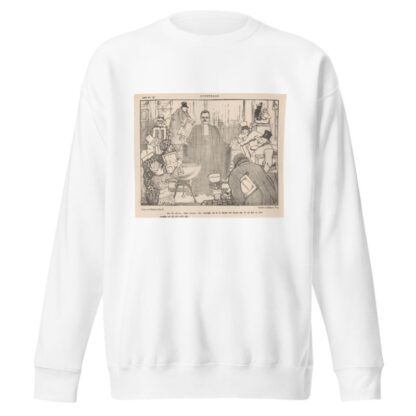 Spotprent over de kunsthistoricus Abraham Bredius by Theo van Hoytema Sweatshirt