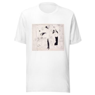 Woman in dressing room by Ralph Barton T-Shirt