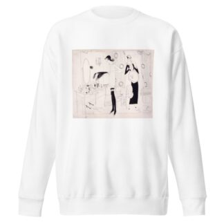 Woman in dressing room by Ralph Barton Sweatshirt