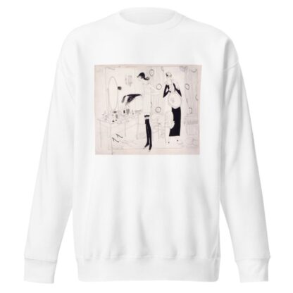 Woman in dressing room by Ralph Barton Sweatshirt