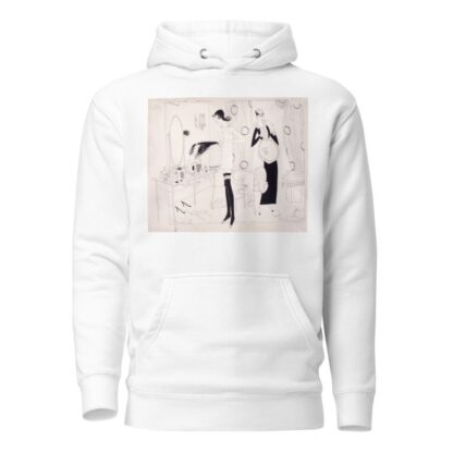 Woman in dressing room by Ralph Barton Hoodie