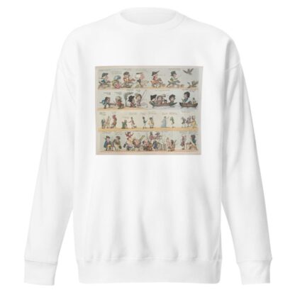 Grotesque borders for screens, billiard rooms, dressing rooms Pl.06 by George Moutard Woodward Sweatshirt