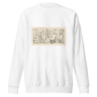 Prijatie Psyché na Olympe by Max Klinger Sweatshirt