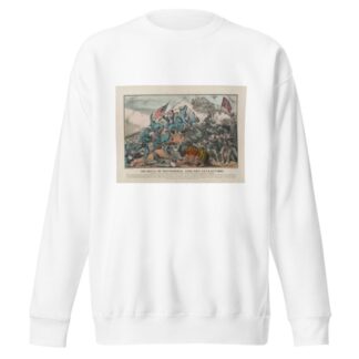 The Battle of Chattanooga, Tenn. Novr. 24th & 25th 1863 by Currier & Ives. Sweatshirt