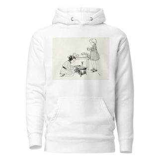 Twee meisjes spelend met een speelgoedfornuis by Miep de Feijter Hoodie