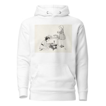 Twee meisjes spelend met een speelgoedfornuis by Miep de Feijter Hoodie
