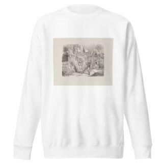 Illustrations for The Universal songster Pl.07 by George Cruikshank Sweatshirt