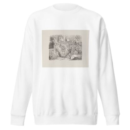 Illustrations for The Universal songster Pl.07 by George Cruikshank Sweatshirt