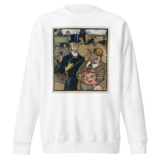 A first-class lie by Frank Arthur Nankivell Sweatshirt