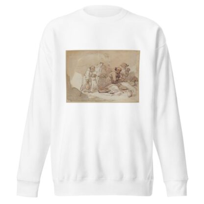 Monks and dying man by Thomas Rowlandson Sweatshirt