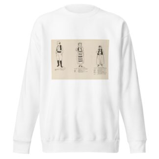 National costumes of the Slavic peoples Pl.12 by Margaret Hubbard Sweatshirt